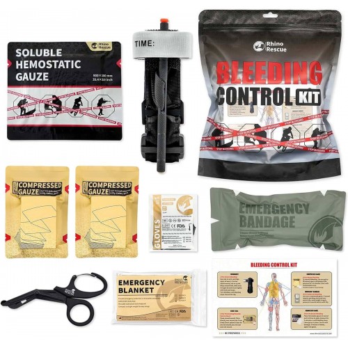 Комплект для остановки кровотечений «Bleeding Control Kit» Rhino Rescue в Рязани