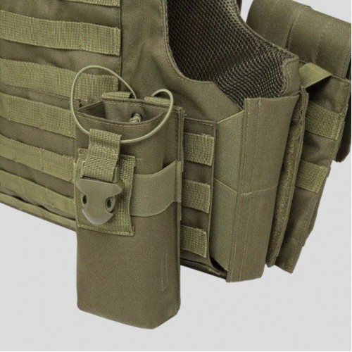 Тактический разгрузочный жилет «5 / пять карманов» с подсумками Tactical Molle Plate Carrier для съемных бронепластин в Рязани